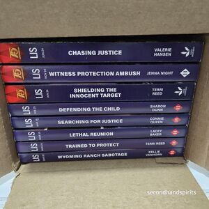 Harlequin Lot of 8 Romance Books Beach Travel Reads Love INSPIRED SUSPENSE #6